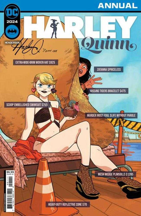 Stock photo of Harley Quinn 2024 Annual #1 (One Shot) CVR A Erica Henderson Comics sold by Stronghold Collectibles