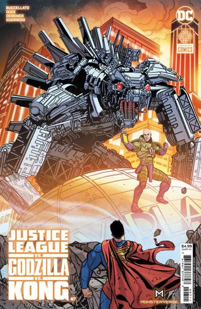 Stock Photo of Justice League vs Godzilla vs Kong #7 (Of 7) CVR A Drew Johnson DC Comics Comics sold by Stronghold Collectibles of Acadiana, Lafayette, Louisiana