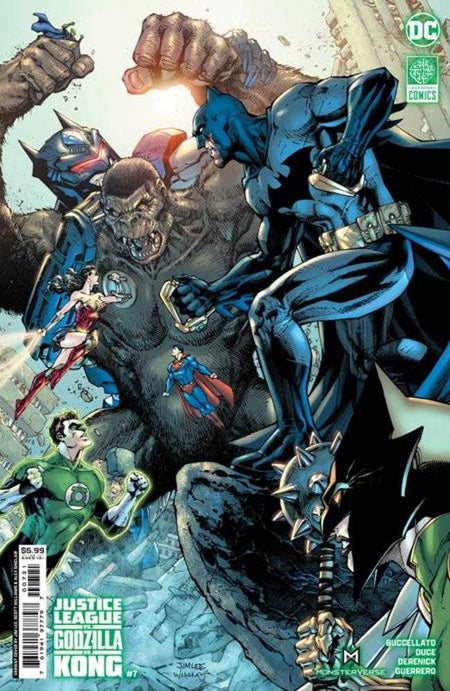 Stock Photo of Justice League vs Godzilla vs Kong #7 (Of 7) CVR B Jim Lee & Scott Williams Card Stock Variant DC Comics Comics sold by Stronghold Collectibles of Acadiana, Lafayette, Louisiana