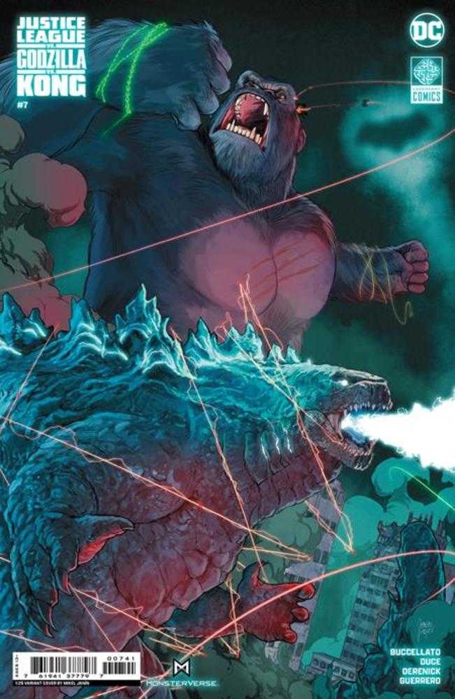 Stock Photo of Justice League vs Godzilla vs Kong #7 (Of 7) CVR D 1:25 Mikel Janin Card Stock Variant DC Comics Comics sold by Stronghold Collectibles of Acadiana, Lafayette, Louisiana