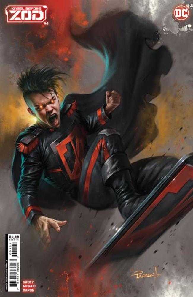 Stock Photo of Kneel Before Zod #4 (Of 12) CVR B Lucio Parrillo Card Stock Variant Comics sold by Stronghold Collectibles