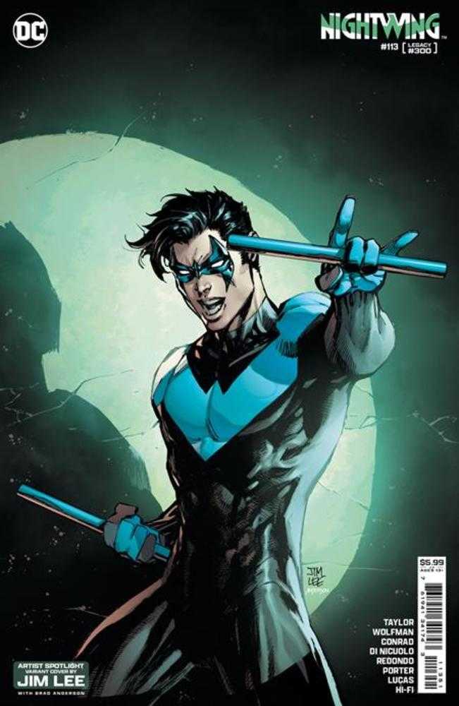 Stock Photo of Nightwing #113 CVR E Jim Lee Artist Spotlight Card Stock Variant (#300) Comics sold by Stronghold Collectibles
