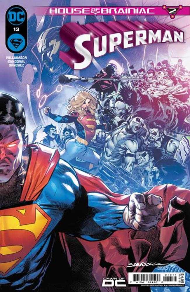 Stock Photo of Superman #13 CVR A Rafa Sandoval Connecting (House Of Brainiac) Comics sold by Stronghold Collectibles
