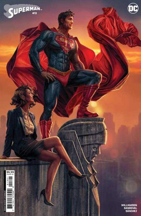Stock Photo of Superman #13 CVR B Lee Bermejo Card Stock Variant (House Of Brainiac) Comics sold by Stronghold Collectibles