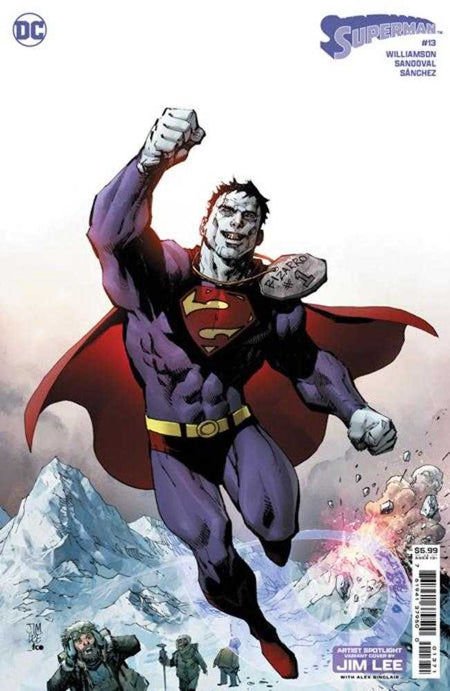 Stock Photo of Superman #13 CVR E Jim Lee Artist Spotlight Card Stock Variant (House Of Brainiac) Comics sold by Stronghold Collectibles