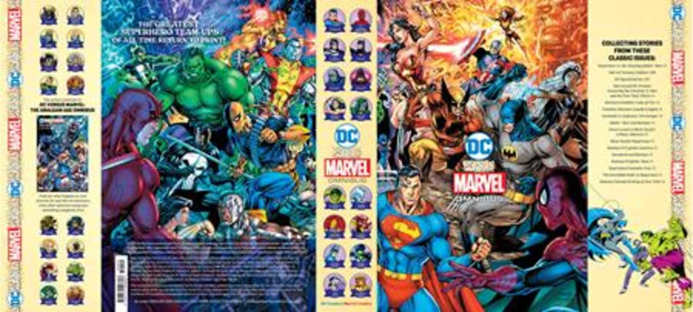 Stock Photo of DC Versus Marvel Omnibus Hardcover Direct Market Exclusive Jim Lee & Scott Williams Wraparound Variant DC Comics Graphic Novels sold by Stronghold Collectibles of Acadiana Lafayette, LA