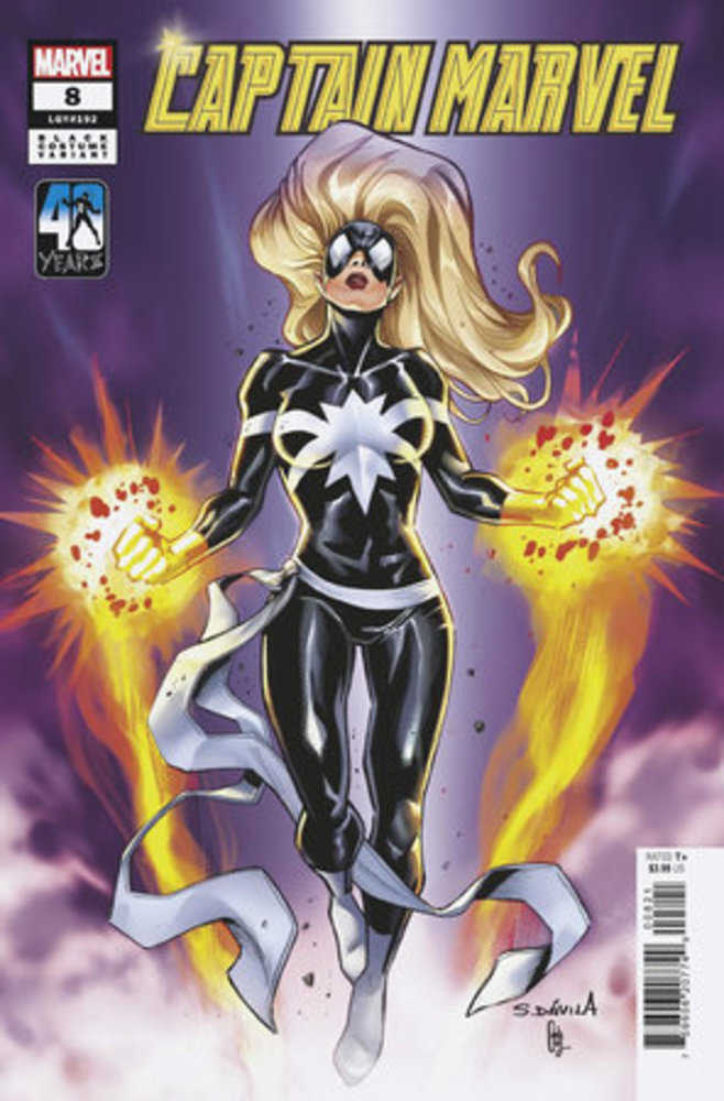 Stock photo of Captain Marvel #8 Sergio Davila Black Costume Variant Comics sold by Stronghold Collectibles