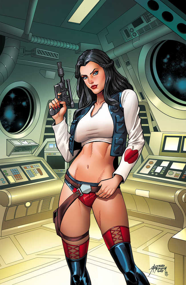 Stock photo of Grimm Fairy Tales Pres 2024 May 4th Cosplay Pinup Spec CVR A Reyes Comics sold by Stronghold Collectibles