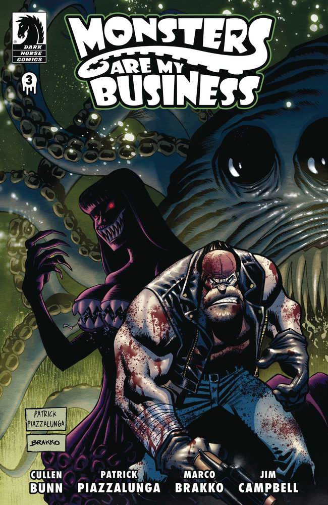 Stock Photo of Monsters Are My Business & Business Is Bloody #3 Dark Horse Comics sold by Stronghold Collectibles of Acadiana Lafayette Louisiana