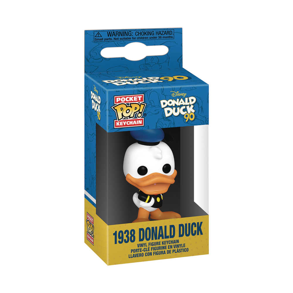 Stock Photo of Pop Keychain Donald Duck 90th Donald Duck 1938 Toys and Models sold by Stronghold Collectibles