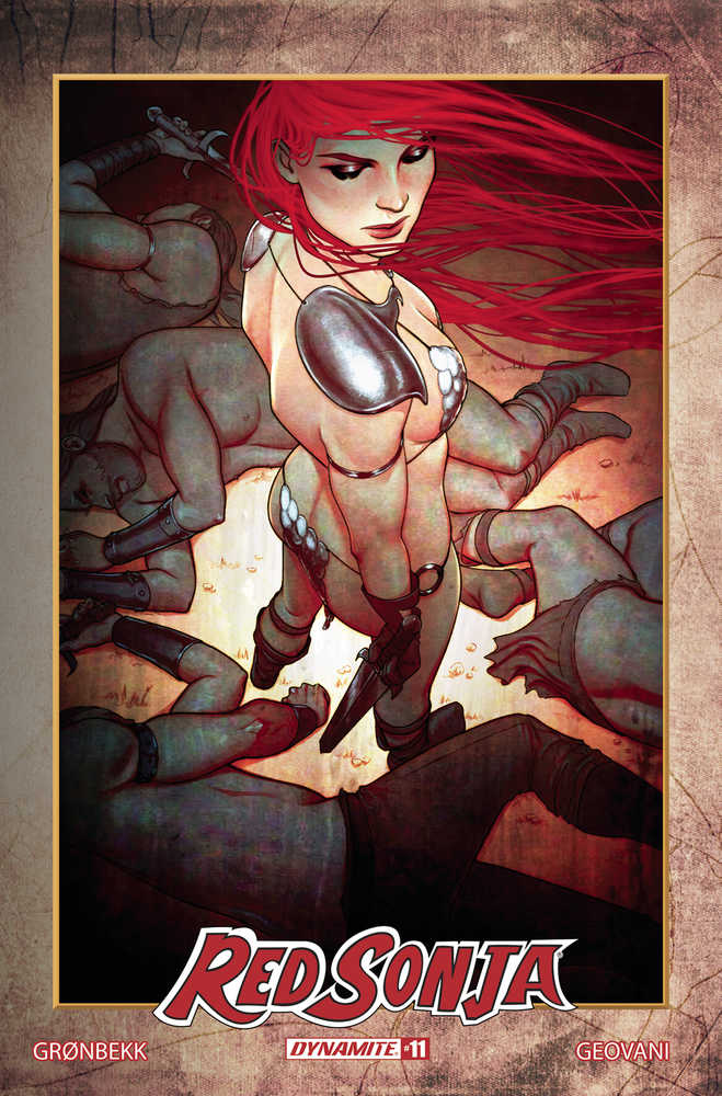 Stock photo of Red Sonja 2023 #11 CVR F 1:10 Variant Edition Frison Modern Icon Comics sold by Stronghold Colllectibles