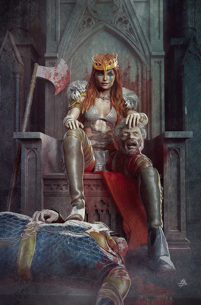 Stock photo of Red Sonja 2023 #11 CVR K 1:15 Barends Virgin Comics sold by Stronghold Colllectibles
