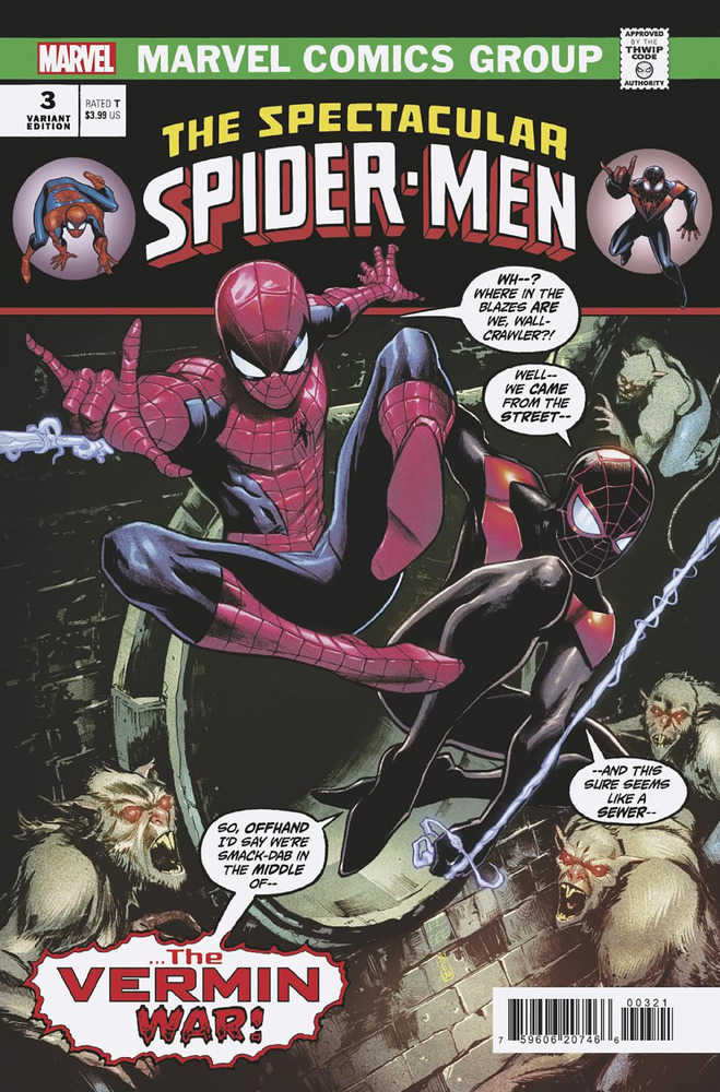 Stock Photo of Spectacular Spider-Men #3 Lee Garbett Homage Variant Marvel Comics Comics sold by Stronghold Collectibles of Acadiana, Lafayette, Louisiana