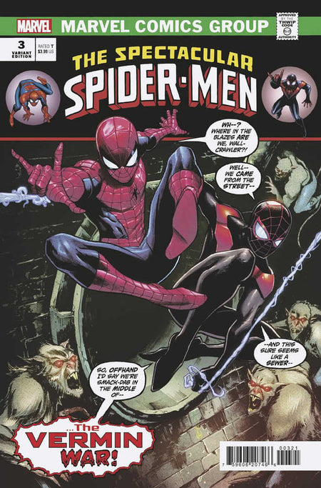 Stock Photo of Spectacular Spider-Men #3 Lee Garbett Homage Variant Marvel Comics Comics sold by Stronghold Collectibles of Acadiana, Lafayette, Louisiana
