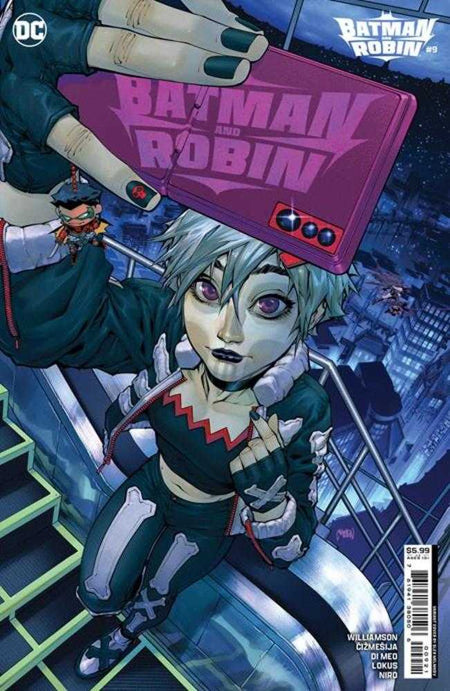 Stock photo of Batman And Robin #9 CVR B Gleb Melnikov Card Stock Variant Comics sold by Stronghold Collectibles