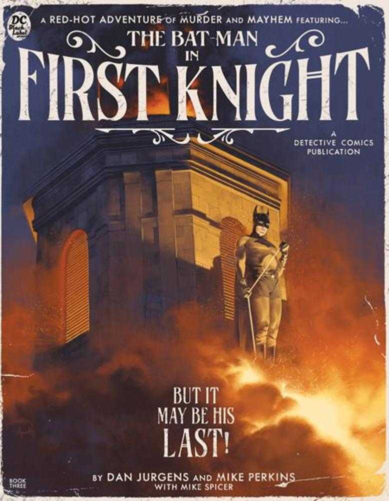 Stock Photo of Bat-Man First Knight #3 (Of 3) CVR C Marc Aspinall Pulp Novel Variant (Mature) DC Comics Comics sold by Stronghold Collectibles of Acadiana, Lafayette, Louisiana