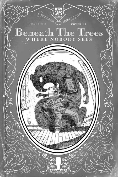 Stock photo of Beneath the Trees Where Nobody Sees #6 Variant RI 1:25 Rossmo Black & White Comics sold by Stronghold Collectibles