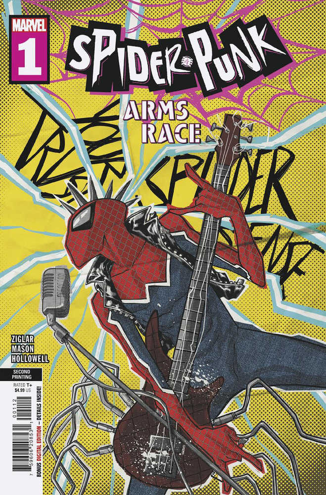 Stock Photo of Spider-Punk: Arms Race #1 David Baldeon 2nd Print Variant Comics sold by Stronghold Collectibles
