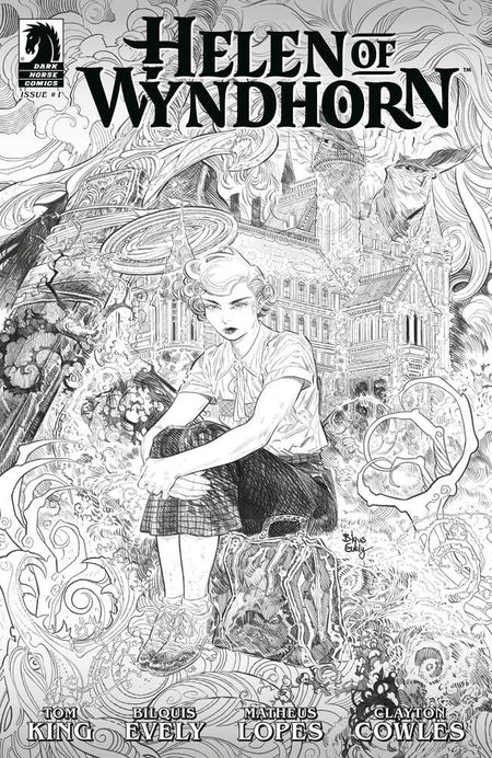Stock photo of Helen Of Wyndhorn #1 2nd Print Black & White CVR A Evely Comics sold by Stronghold Collectibles