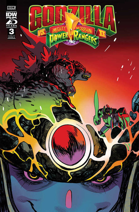 Stock Photo of Godzilla vs. The Mighty Morphin Power Rangers II #3 CVR A Rivas IDW Publishing Comics sold by Stronghold Collectibles of Acadiana, Lafayette, Louisiana