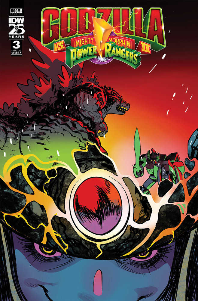 Stock Photo of Godzilla vs. The Mighty Morphin Power Rangers II #3 CVR A Rivas IDW Publishing Comics sold by Stronghold Collectibles of Acadiana, Lafayette, Louisiana