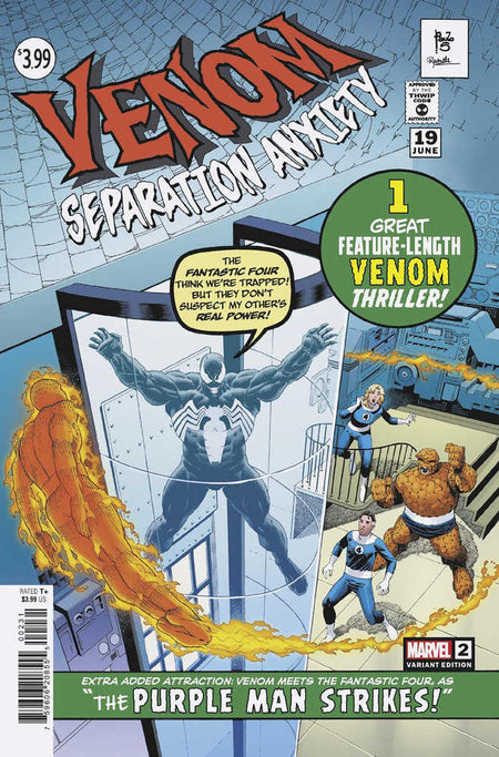 Stock photo of Venom: Separation Anxiety #2 Paulo Siqueira Homage Variant Marvel Comics Comics sold by Stronghold Collectibles of Acadiana, Lafayette, LA