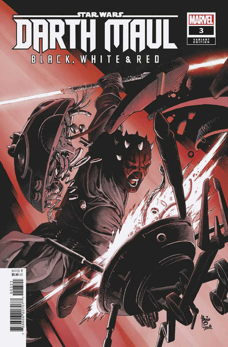 Stock Photo of Star Wars: Darth Maul - Black, White & Red #3 Paulo Siqueira Variant Marvel Comics Comics sold by Stronghold Collectibles of Acadiana, Lafayette, Louisiana