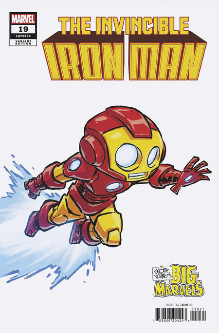 Stock photo of Invincible Iron Man #19 Skottie Young's Big Marvel Variant Marvel Comics Comics sold by Stronghold Collectibles of Acadiana, Lafayette, LA