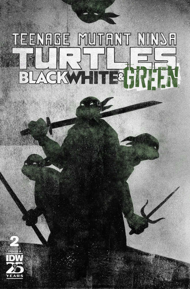 Stock photo of Teenage Mutant Ninja Turtles: Black, White, & Green #2 Variant B Love IDW Publishing Comics sold by Stronghold Collectibles of Acadiana, Lafayette, LA