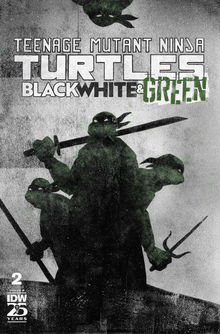 Stock photo of Teenage Mutant Ninja Turtles: Black, White, & Green #2 Variant B Love IDW Publishing Comics sold by Stronghold Collectibles of Acadiana, Lafayette, LA