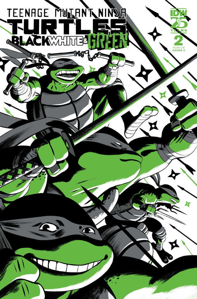 Stock photo of Teenage Mutant Ninja Turtles: Black, White, & Green #2 CVR A Rodríguez IDW Publishing Comics sold by Stronghold Collectibles of Acadiana, Lafayette, LA