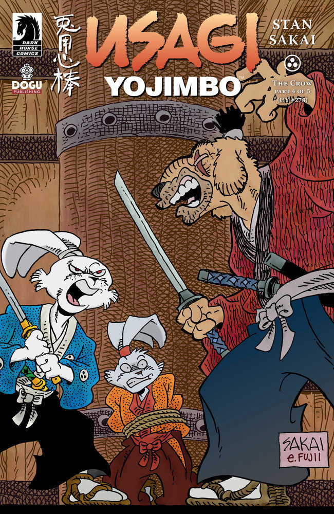 Stock photo of Usagi Yojimbo Crow #4 CVR A Sakai Dark Horse Comics sold by Stronghold Collectibles of Acadiana, Lafayette, LA