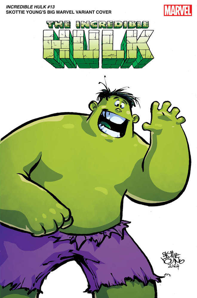 Incredible Hulk #13 Skottie Young's Big Marvel Variant PRE-ORDER 05/13