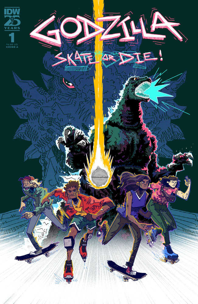 Stock Photo of Godzilla: Skate Or Die #1 CVR A Joyce IDW Publishing Comics sold by Stronghold Collectibles of Acadiana Lafayette Louisiana