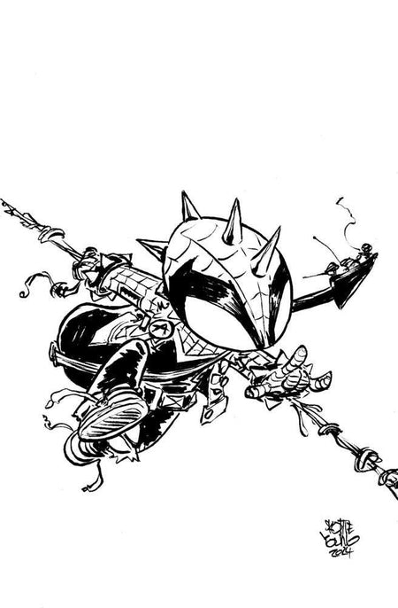 Stock photo of Amazing Spider-Man #52 Skottie Young's 1:50 Big Marvel Virgin Black & White Variant Marvel Comics Comics sold by Stronghold Collectibles of Acadiana, Lafayette, LA