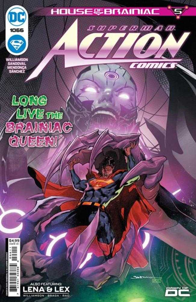 Stock Photo of Action Comics #1066 CVR A Rafa Sandoval (House Of Brainiac) DC Comics Comics sold by Stronghold Collectibles of Acadiana, Lafayette, Louisiana