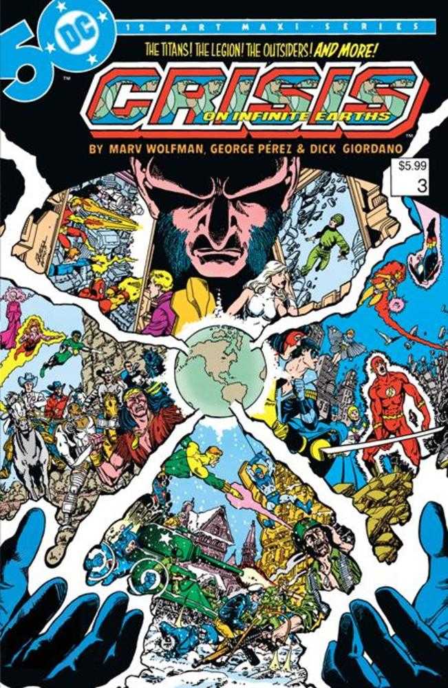 Stock photo of Crisis On Infinite Earths #3 (Of 12) Facsimile Edition CVR B George Perez Foil Variant DC Comics Comics sold by Stronghold Collectibles of Acadiana, Lafayette, LA