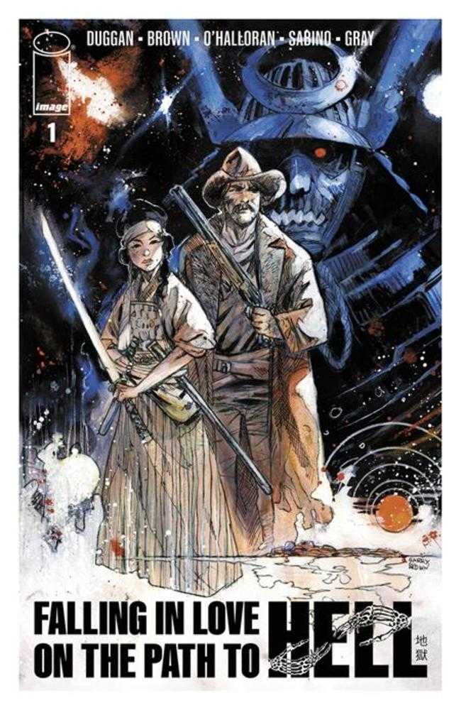 Stock photo of Falling In Love On The Path To Hell #1 CVR A Garry Brown Comics sold by Stronghold Collectibles