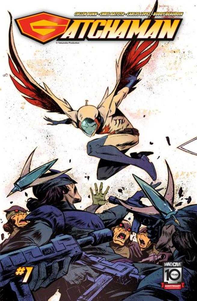 Stock Photo of Gatchaman #1 Cover B Sanford Greene Connecting CVR Variant Mad Cave Studios Comics sold by Stronghold Collectibles of Acadiana, Lafayette, Louisiana