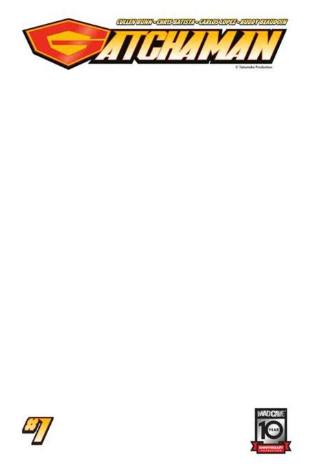 Stock Photo of Gatchaman #1 Cover D Blank Sketch Variant Mad Cave Studios Comics sold by Stronghold Collectibles of Acadiana, Lafayette, Louisiana