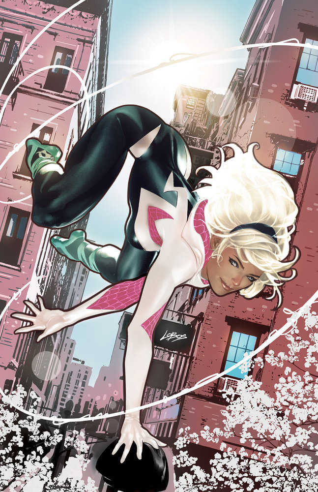 Stock photo of Spider-Gwen: The Ghost-Spider #3 Pablo Villalobos 1:50 Full Art Variant [DPWX] Marvel Comics Comics sold by Stronghold Collectibles of Acadiana, Lafayette, Louisiana