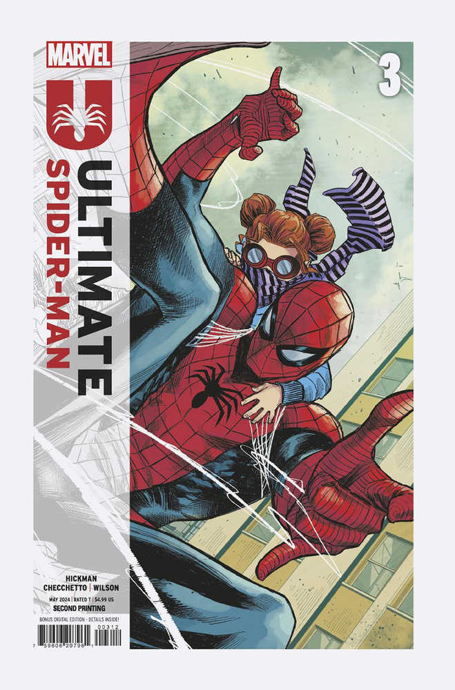 Stock photo of Ultimate Spider-Man #3 Marco Checchetto 2nd Print Variant Comics sold by Stronghold Collectibles