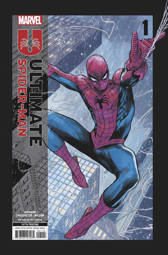 Stock photo of Ultimate Spider-Man #1 5th Print Marco Checchetto Variant Comics sold by Stronghold Collectibles