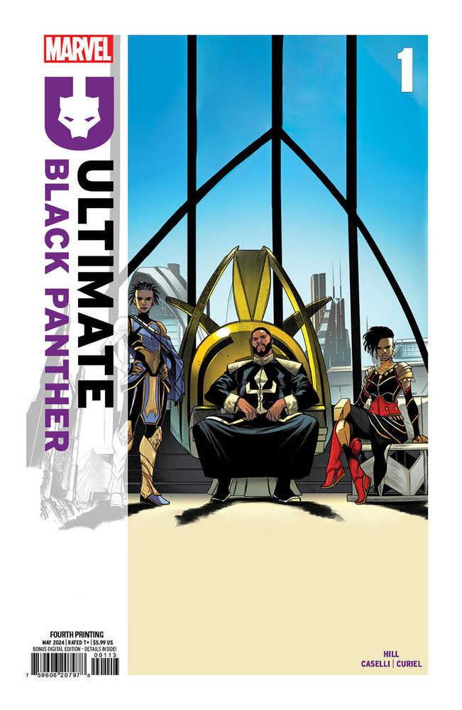 Stock Photo of Ultimate Black Panther #1 4th Print Stefano Caselli Variant Marvel Comics Comics sold by Stronghold Collectibles of Acadiana, Lafayette, Louisiana