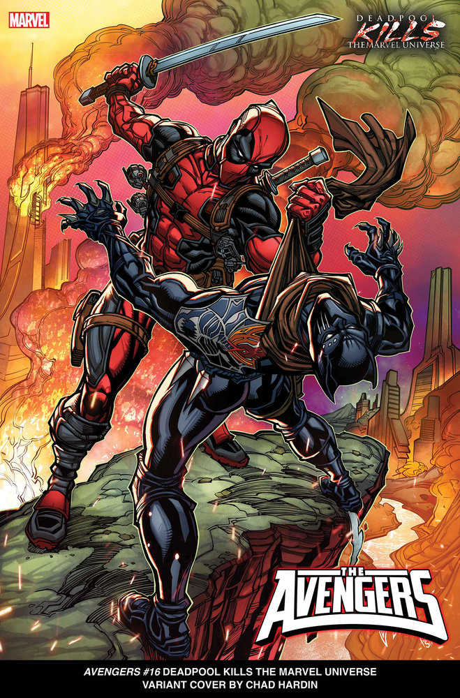 Stock photo of Avengers #16 Chad Hardin Deadpool Kills The Marvel Universe Variant [BH] Marvel Comics Comics sold by Stronghold Collectibles of Acadiana, Lafayette, Louisiana