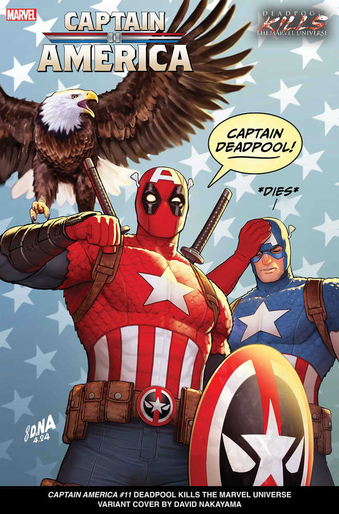 Stock Photo of Captain America #11 Deadpool Kills Marvel Universe Variant Marvel Comics Comics sold by Stronghold Collectibles of Acadiana, Lafayette, Louisiana