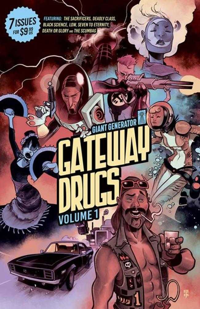Stock Photo of Giant Generator First Issue Sampler TPB Volume 01 Gateway Drugs (Mature) Image Comics Graphic Novels sold by Stronghold Collectibles of Acadiana Lafayette, LA