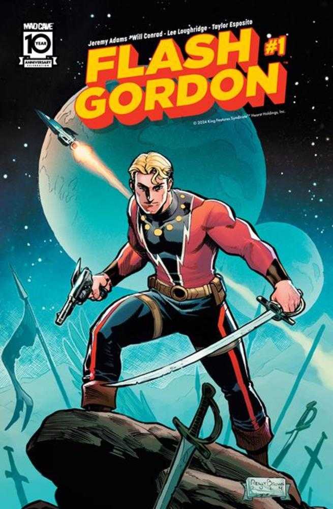 Stock Photo of Flash Gordon #1 CVR C Reilly Brown Variant Mad Cave Studios Comics sold by Stronghold Collectibles of Acadiana, Lafayette, Louisiana