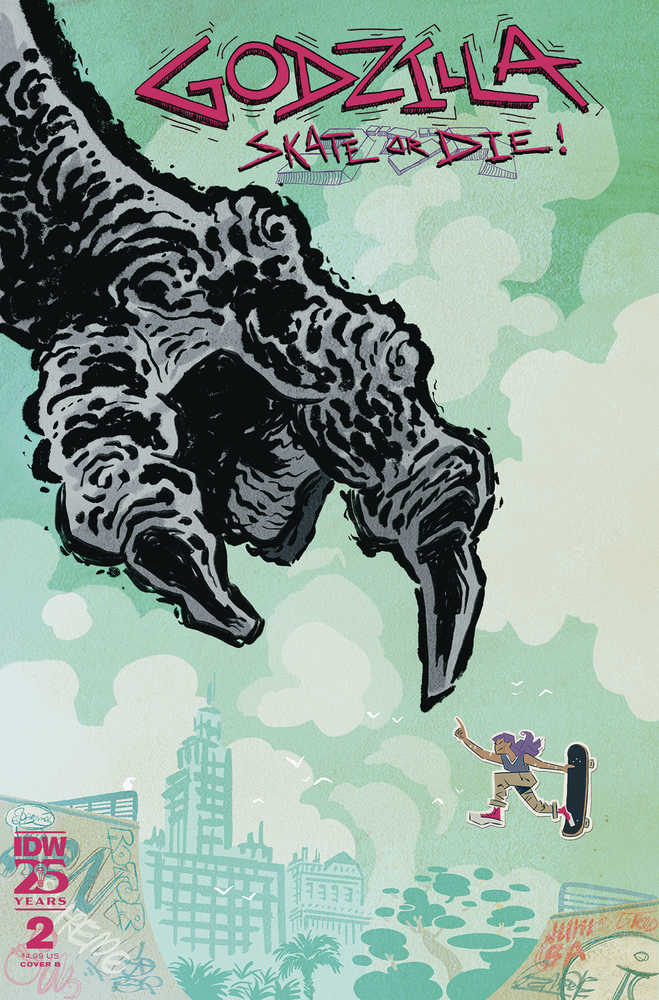 Stock Photo of Godzilla Skate Or Die #2 CVR B Ba IDW Publishing Comics sold by Stronghold Collectibles of Acadiana, Lafayette, Louisiana