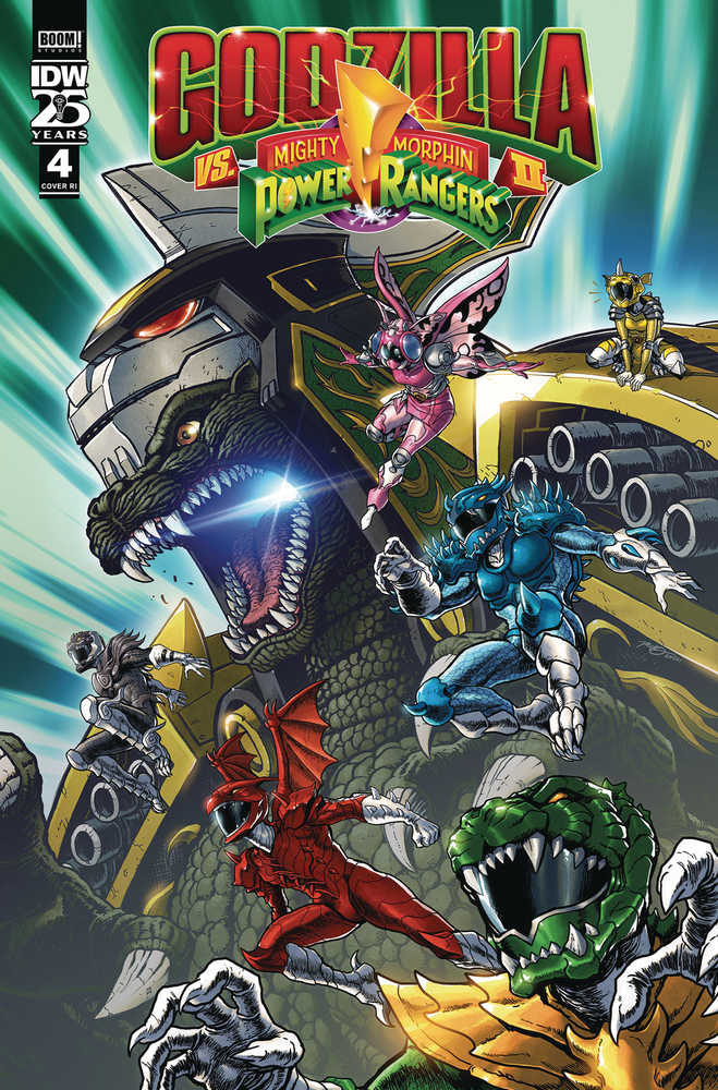 Stock Photo of Godzilla vs MMPR II #4 CVR C 1:10 Frank IDW Publishing Comics sold by Stronghold Collectibles of Acadiana, Lafayette, Louisiana